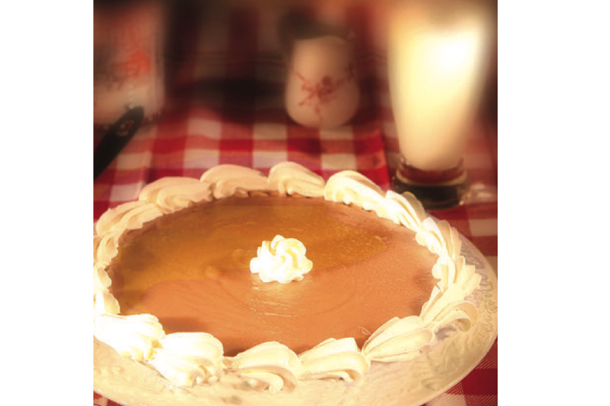 Tarte au sirop d'érable velouté
